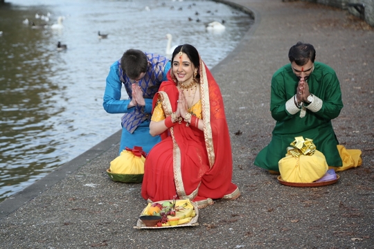 Director Kumar Saurav Sinha has teamed up with British and Indian actors to shoot Chhath Puja music video in London