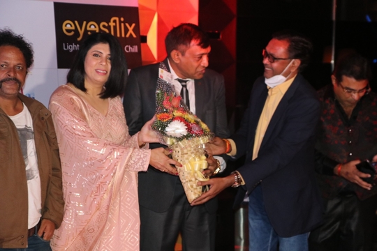 Comedians Sunil Pal, Raja Saggu Vip, Mushtaq Khan, Raja Hasan among others grace the launch of an OTT platform eyesflix