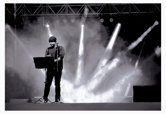 Hrishikesh Chury’s voice swayed  the audience at his live concert