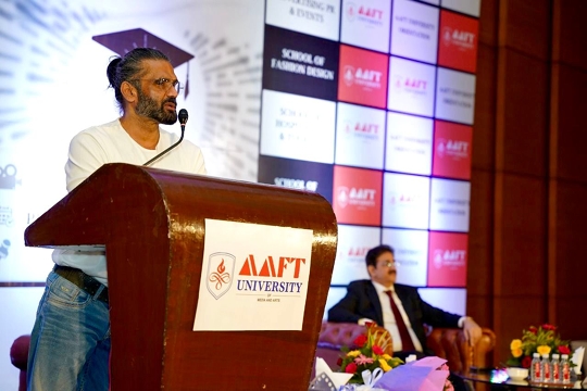 AAFT University Session 2022 Inaugurated by Suniel Shetty