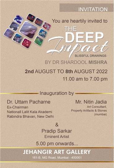 THE DEEP IMPACT  Blissful Drawings By Contemporary artist Dr Shardool Mishra