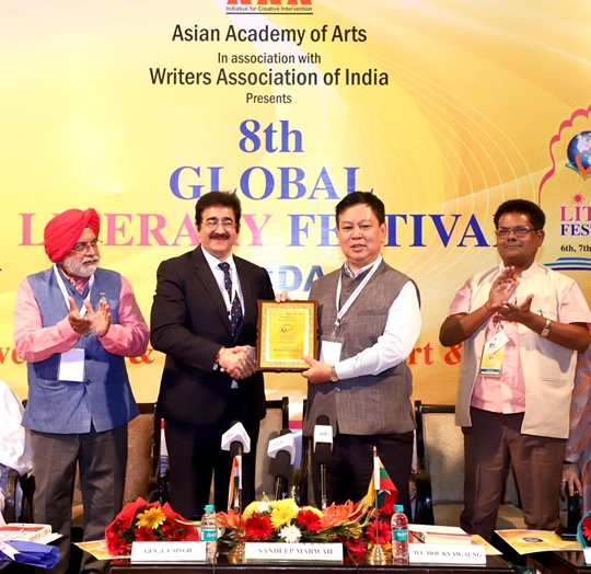 8th Global Literary Festival Noida Inaugurated at Marwah Studios