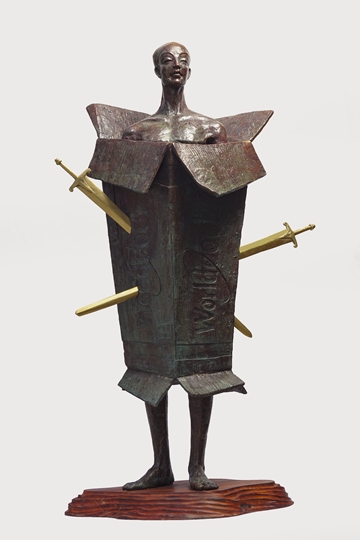 Recent Sculptures by Renowned sculptor Akhil Chandra Das in Jehangir Art Gallery