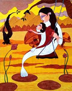 MATSYANGAN Solo Show Of Paintings By Well-Known Artist Chandrashekhar Kumavat In Jehangir