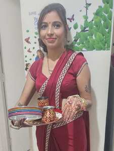 As Ms Neha Bansal Becomes Mrs Bansal Fans Go Heart Broken As Pictures Goes Viral Celebrating Her First Karvachauth