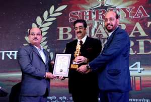 Shreya Bharat Samman @Hyatt Regency, New Delhi Along With Music Album AYODHYA DHAM Launched On 140 Platforms Produced By Shreya Entertainment & Films On Jan 30, 2024.